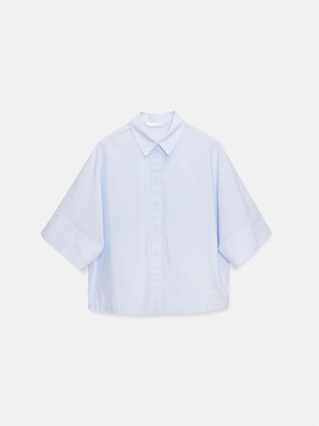 Striped, Short-Sleeve, Oversized