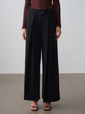 Layered Wide-Leg Pants