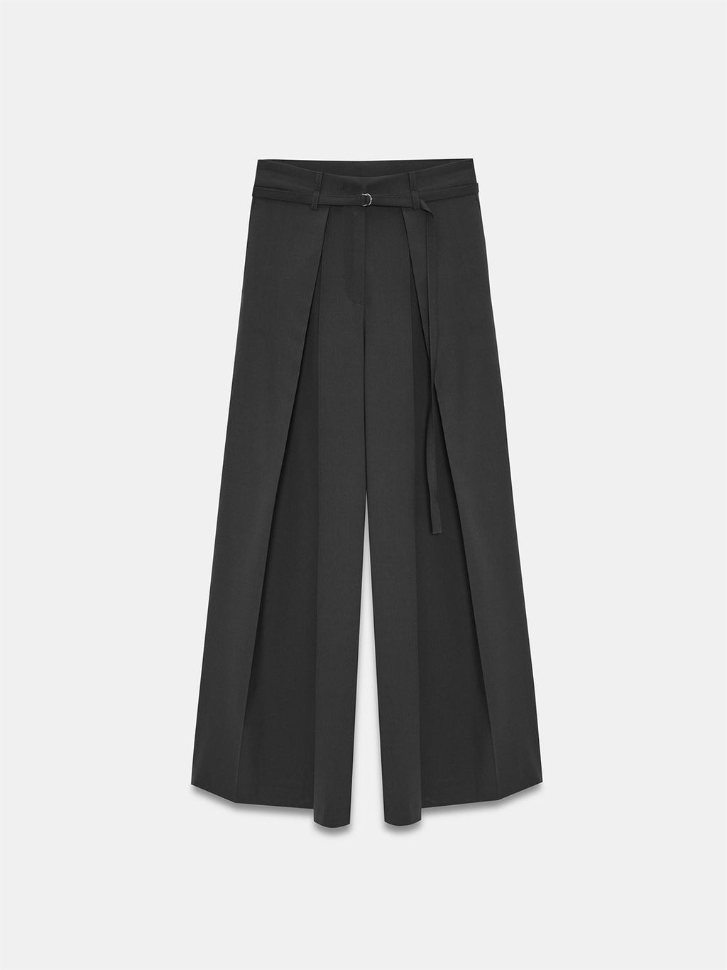 Layered Wide-Leg Pants