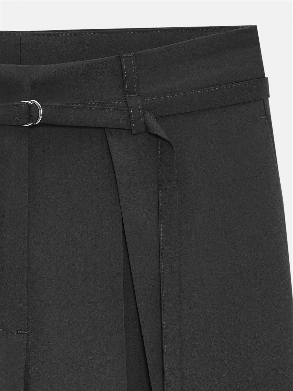 Layered Wide-Leg Pants