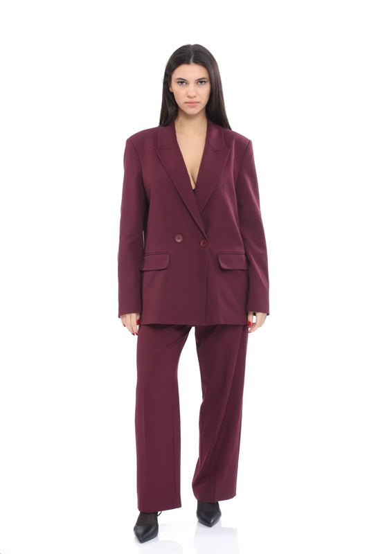 Burgundy Suit