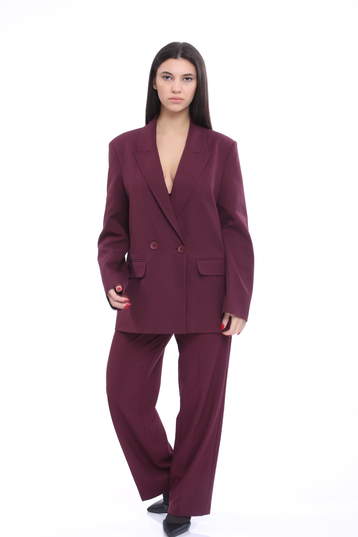 Burgundy Suit
