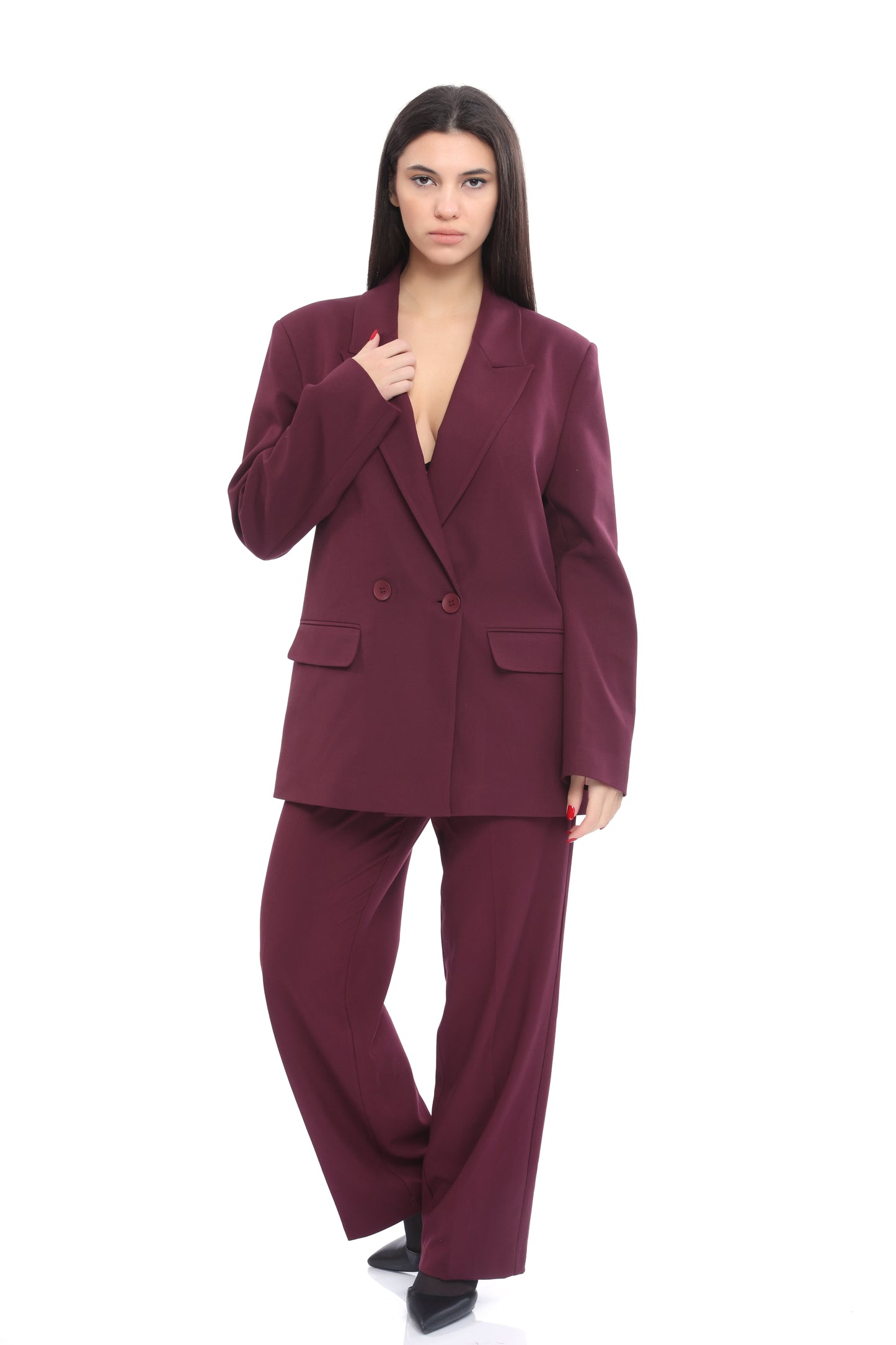 Burgundy Suit