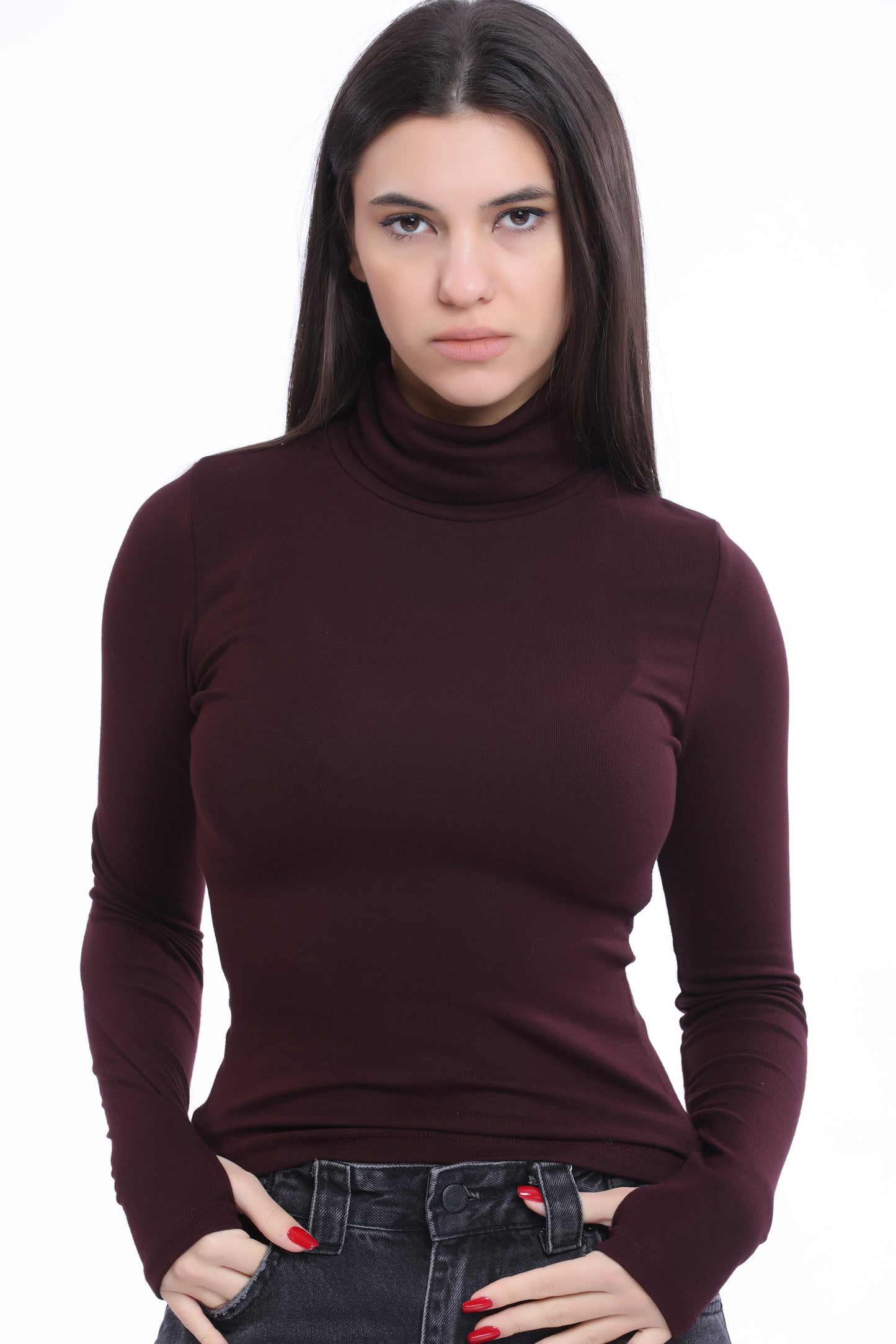 Turtleneck with Thumb Hole