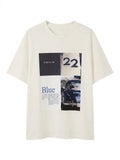The Blue Collage Tee
