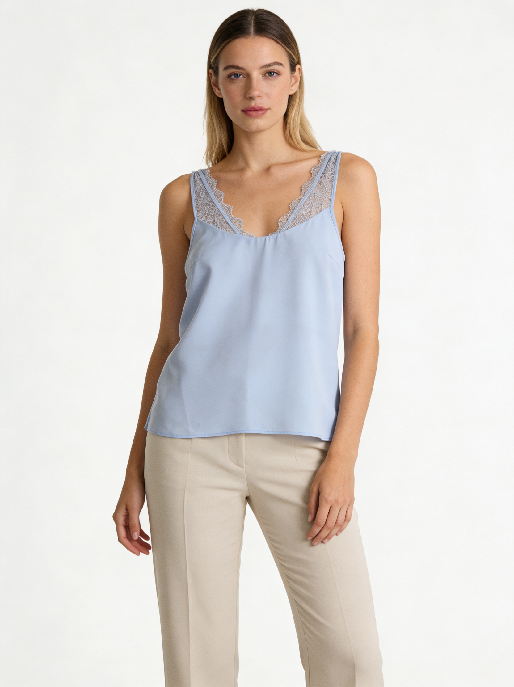 The Silk-Touch Lace Cami