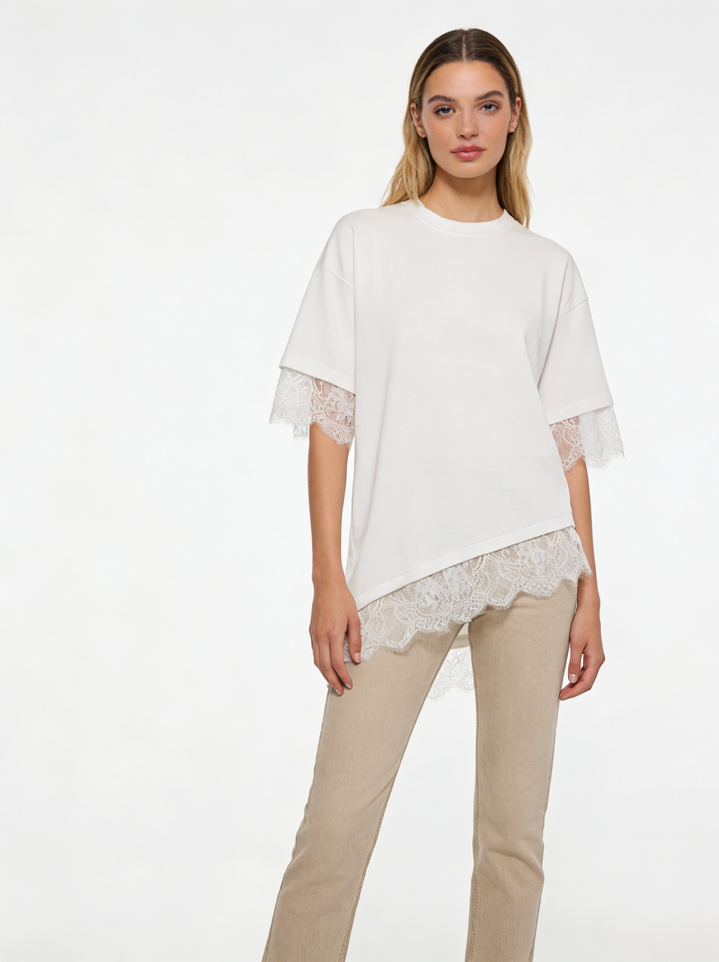 Oversized Lace Tee