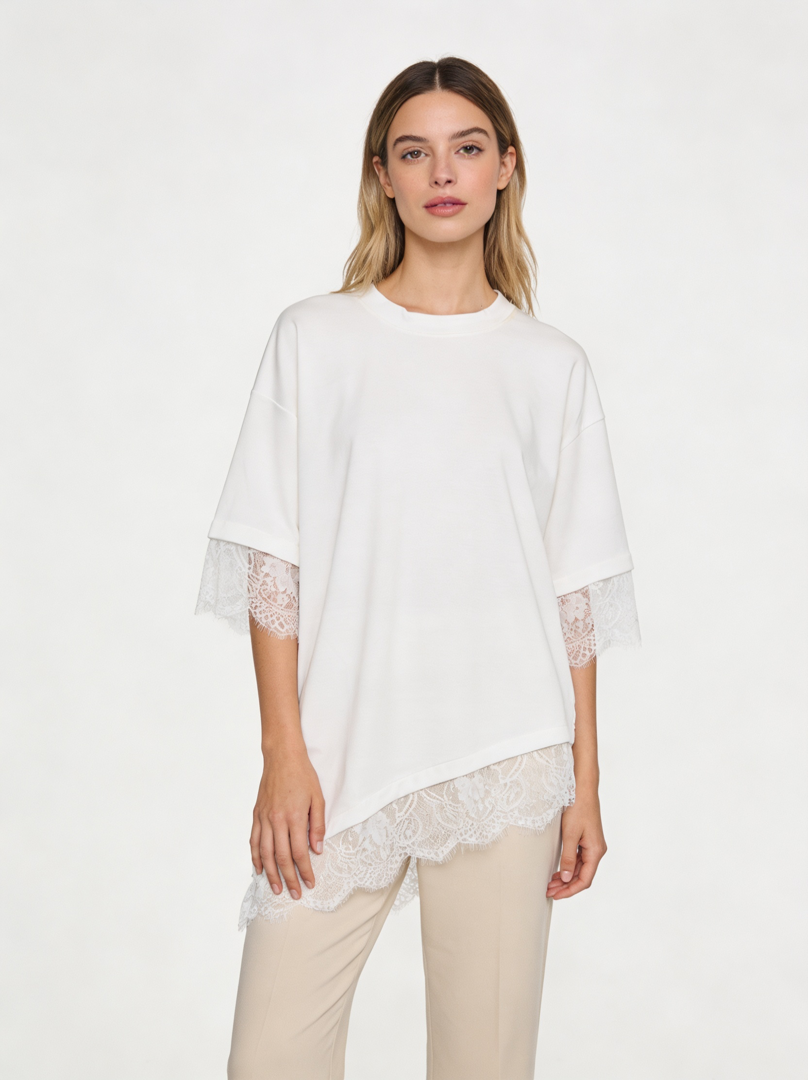 Oversized Lace Tee